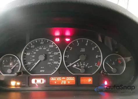 2004 BMW 330Ci из США, поврежденный, VIN WBABW53454PL44758